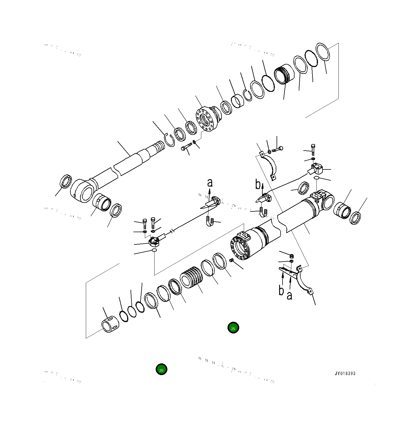 Кольцо 7074412911 Komatsu