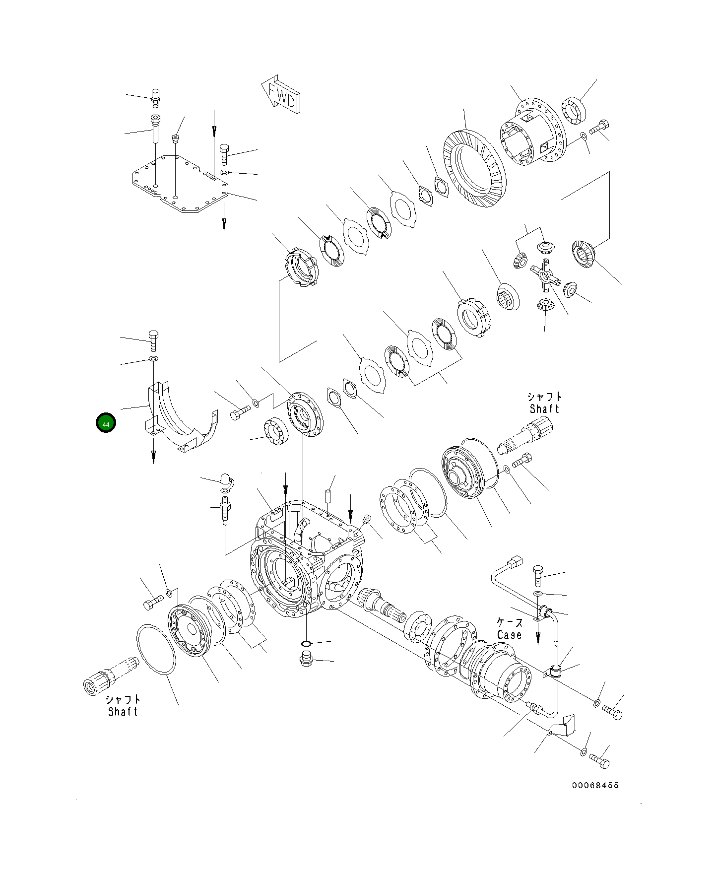 Крышка 419-22-31710  Komatsu