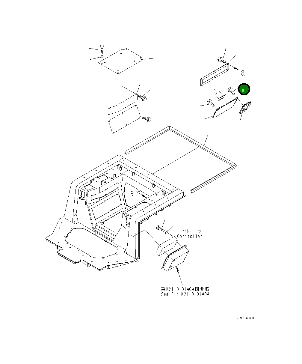 Болт 01439-00840  Komatsu
