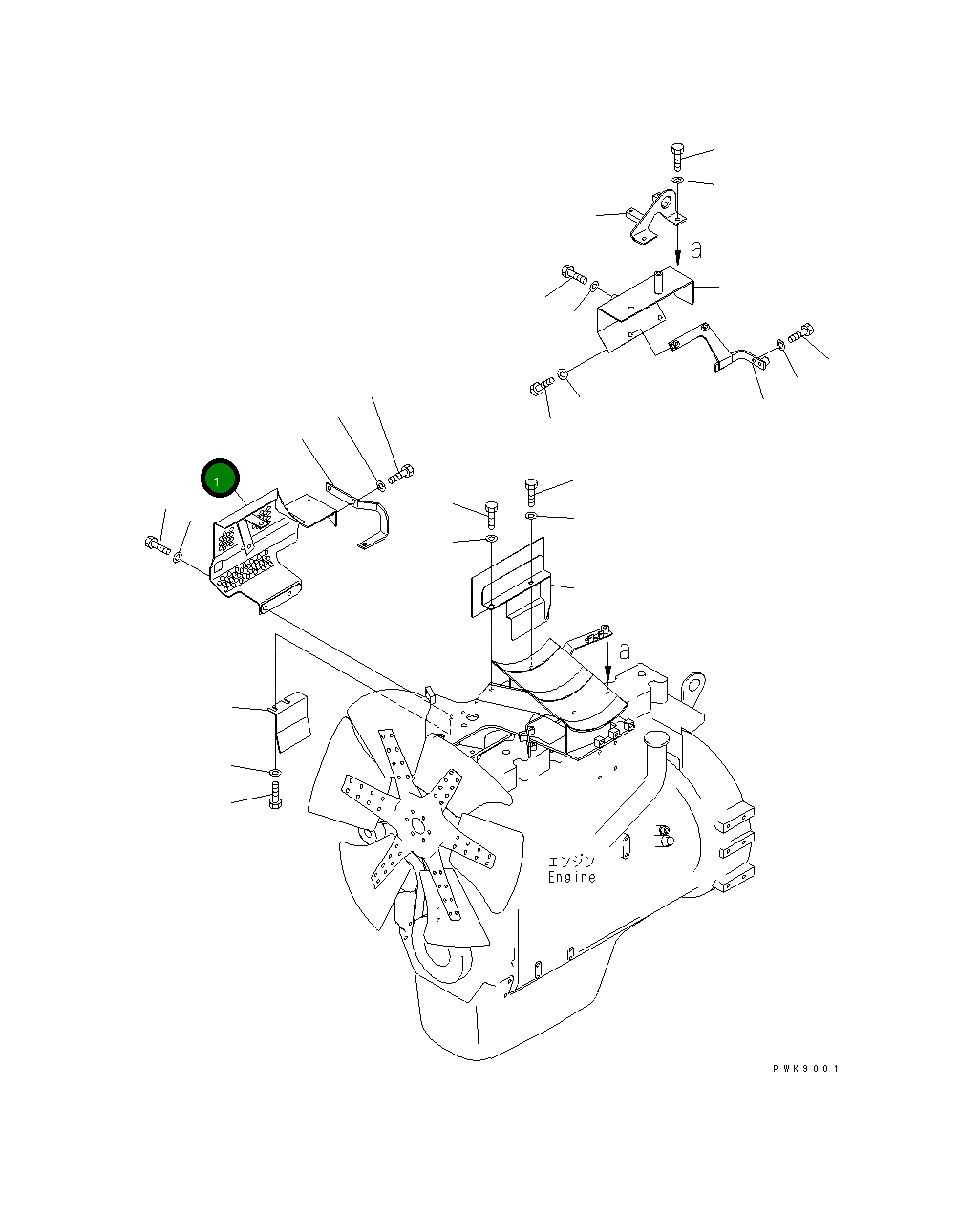 Крышка 134-977-1170 Komatsu