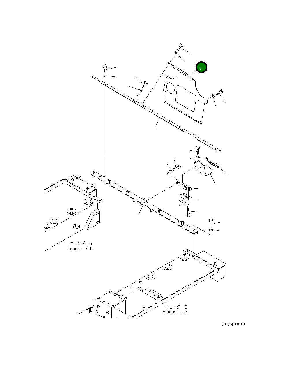 Крышка 198-54-76560 Komatsu
