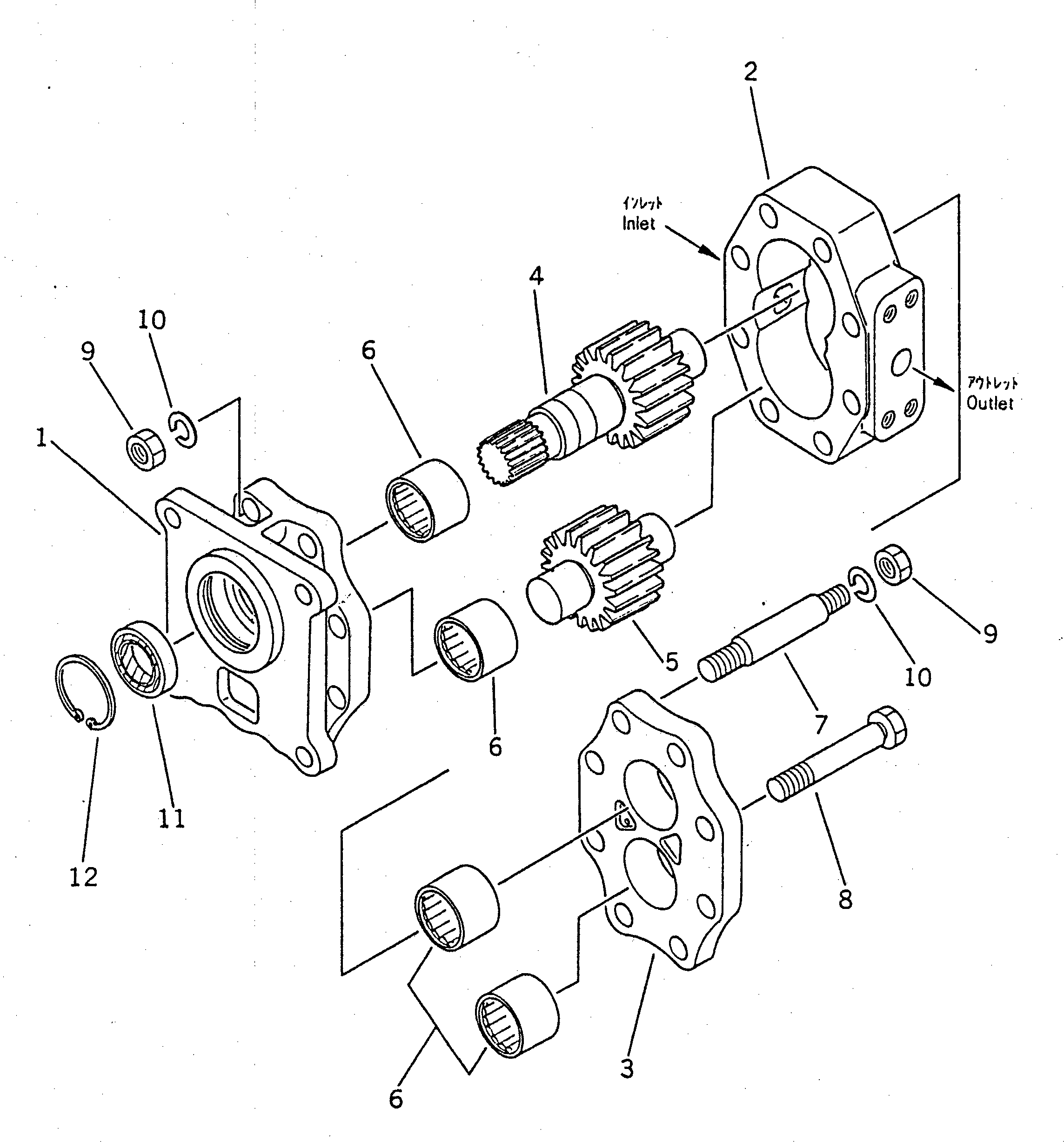 Болт 07440-71081 Komatsu