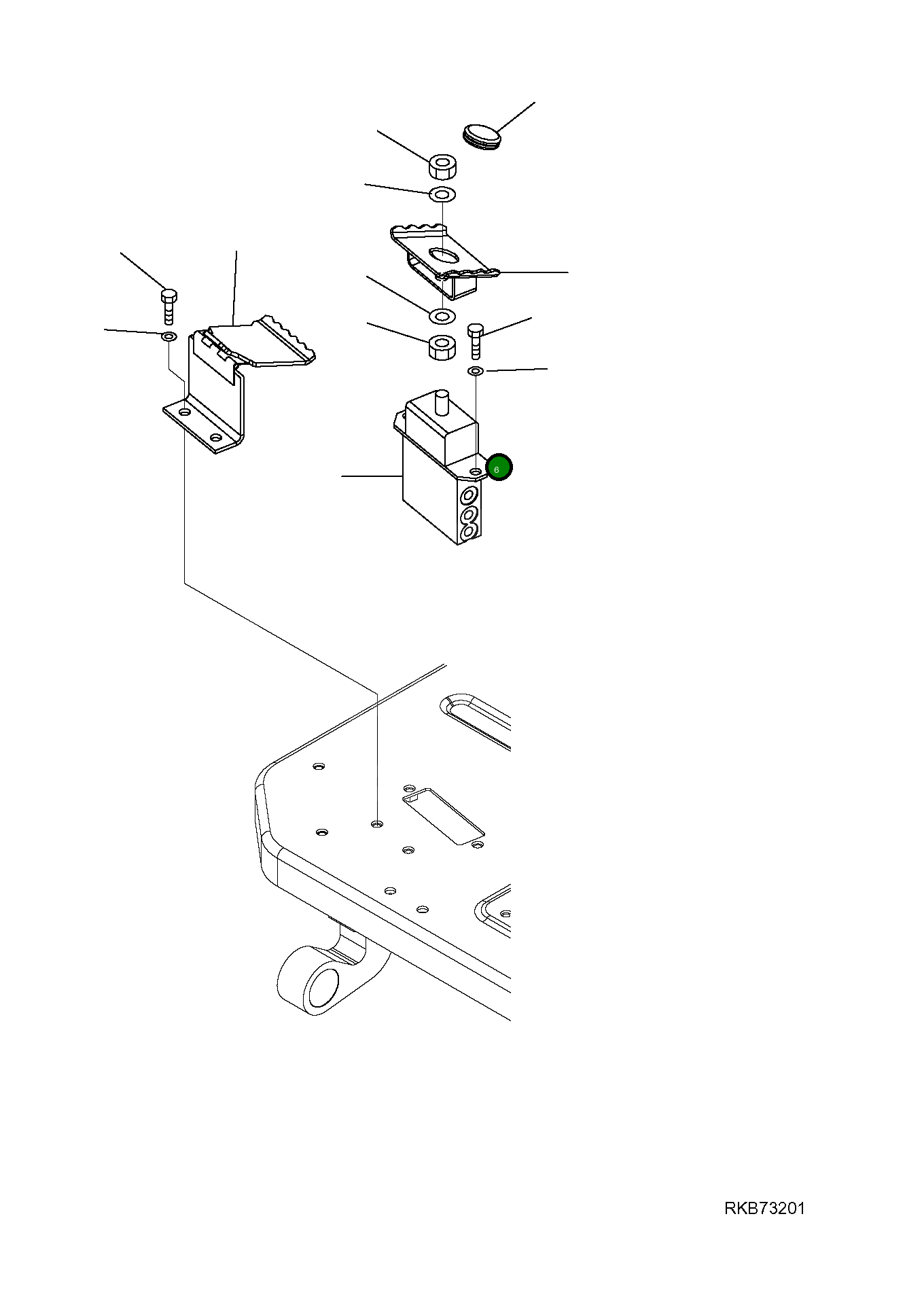 Крышка 22M-43-R1351 Komatsu