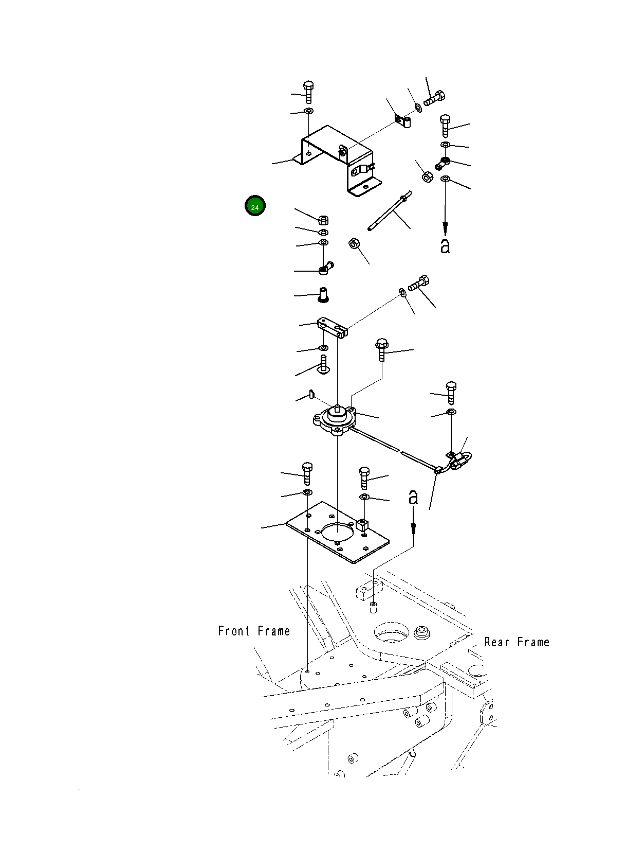 Крышка 23H-06-11470 Komatsu