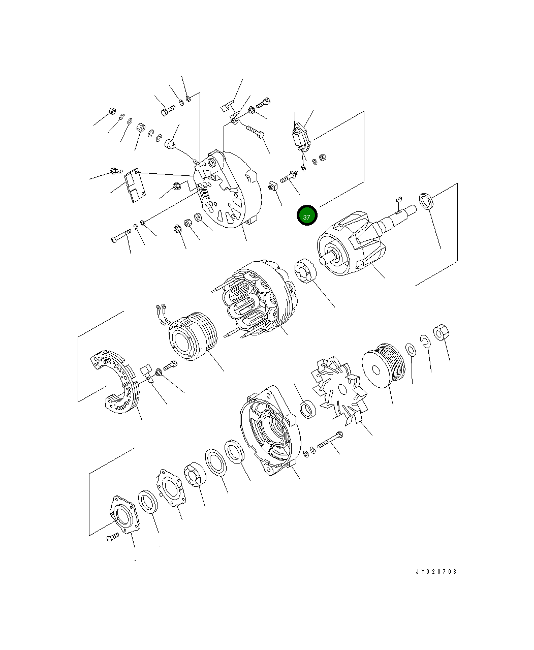 Болт KD0-33901-0630 Komatsu