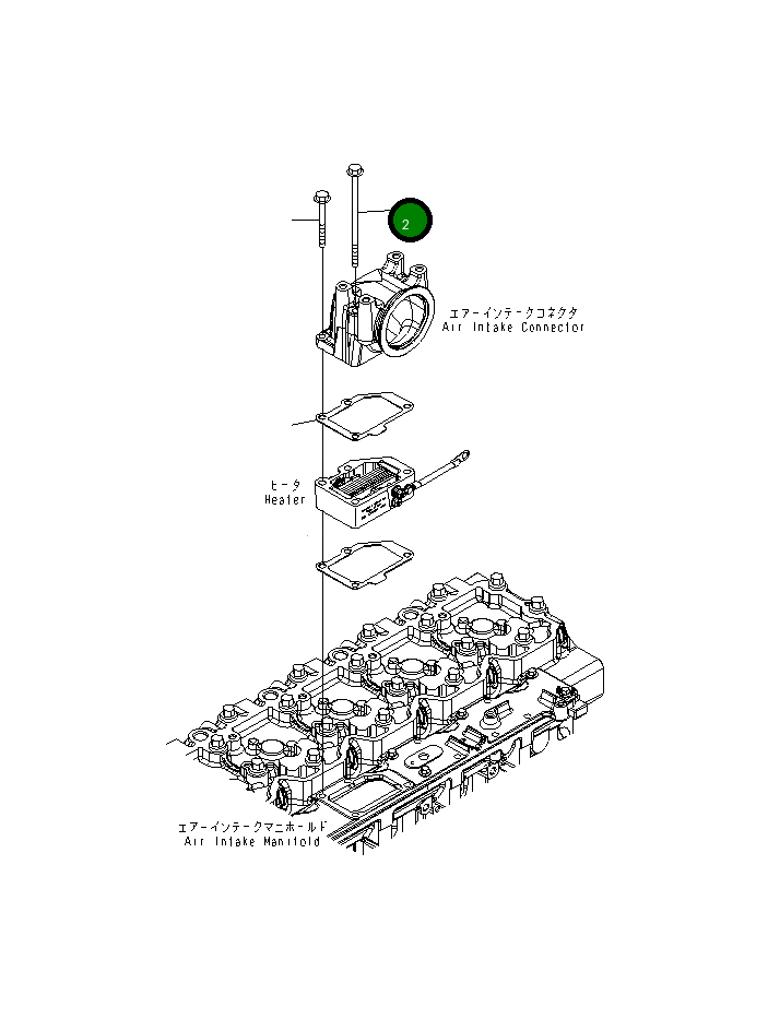 Болт 6745-11-4180 Komatsu