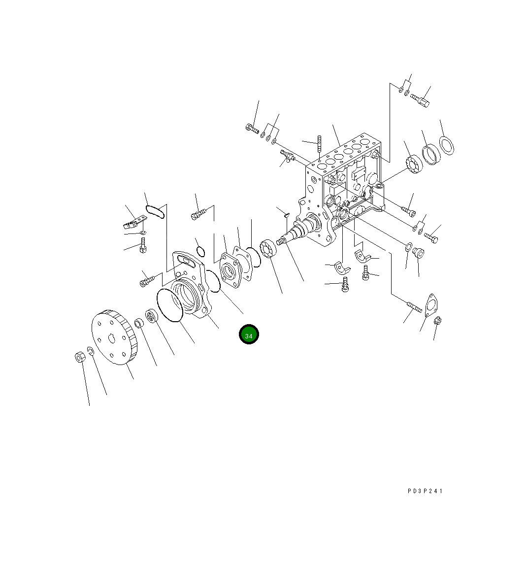 Кольцо уплотнительное (O-Ring) DK139760-0000 Komatsu