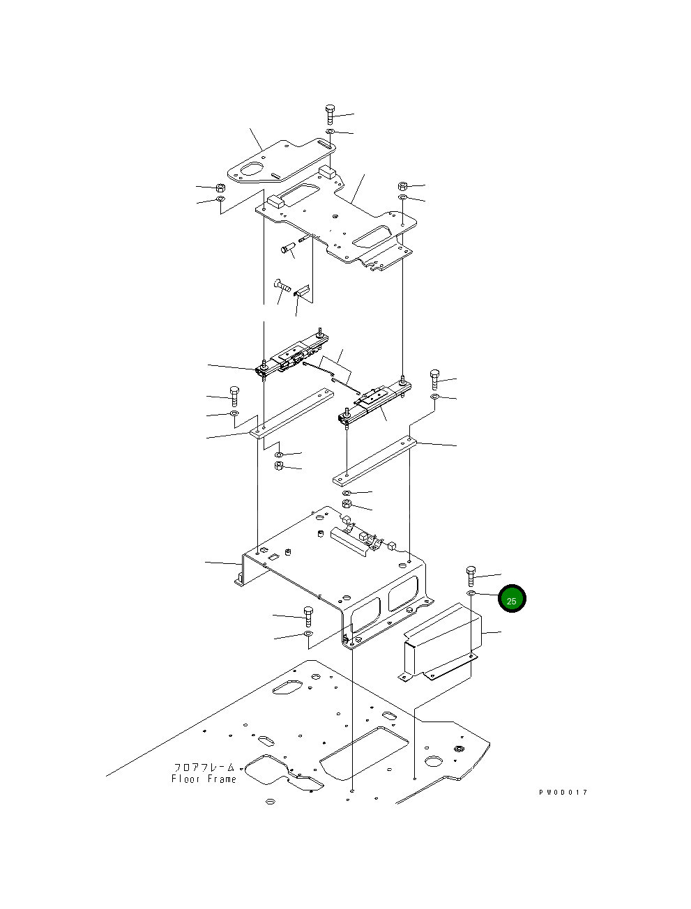 Болт 06437-10320 Komatsu