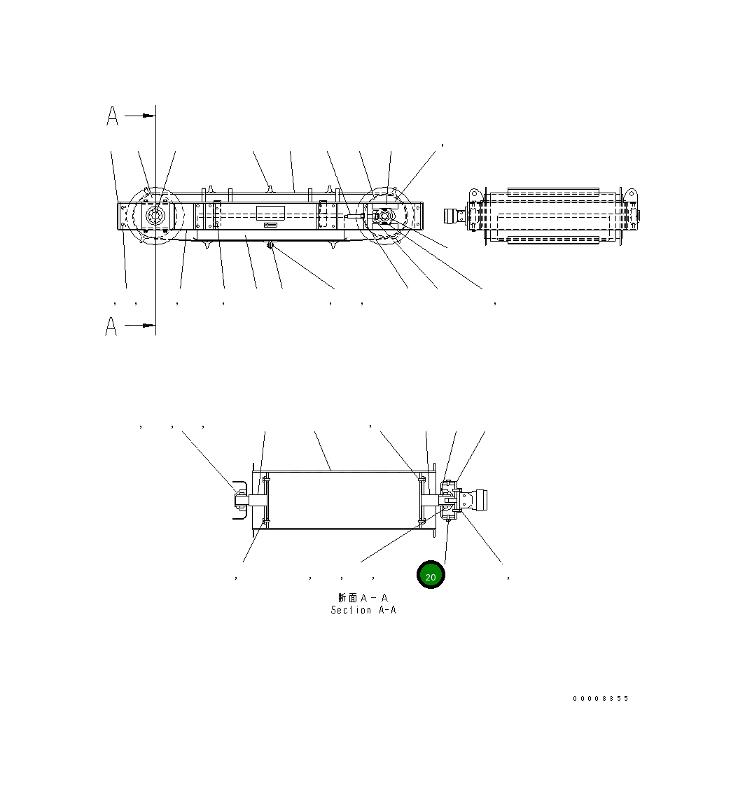 Болт MFK0000201 Komatsu
