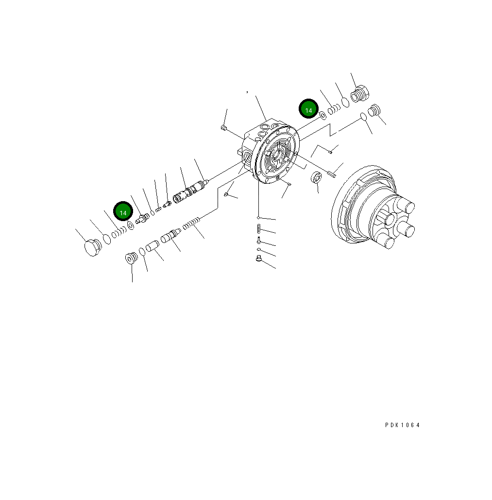 Кольцо FUFZS5484130  Komatsu