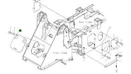 Крышка 418-877-3350 Komatsu