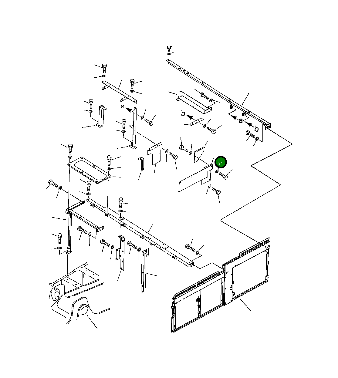 Крышка 209-54-54550 Komatsu