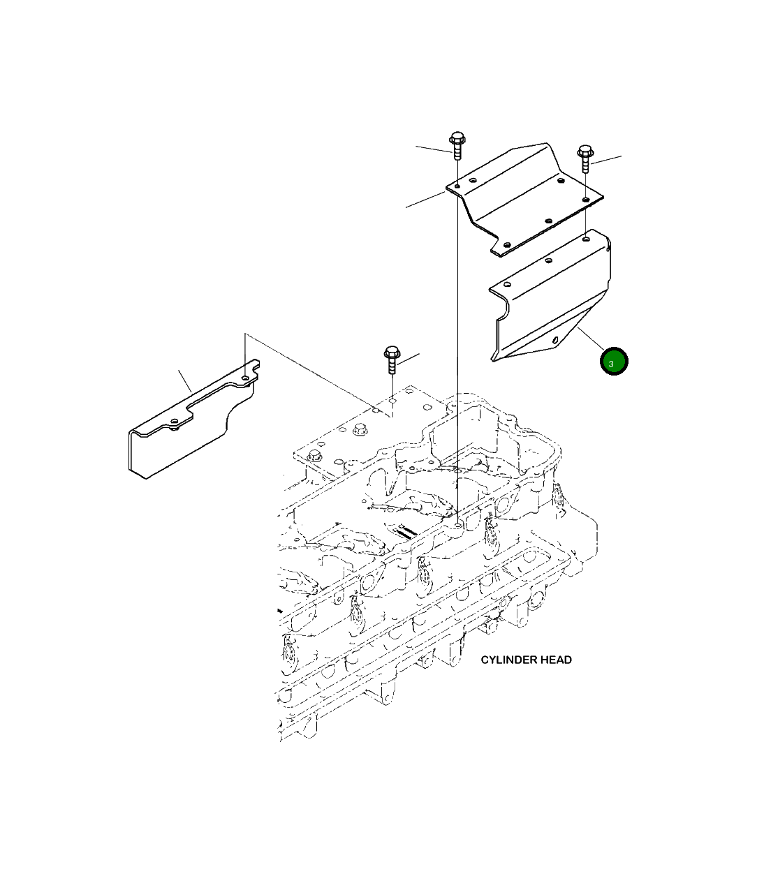 Крышка 6746-11-5430 Komatsu