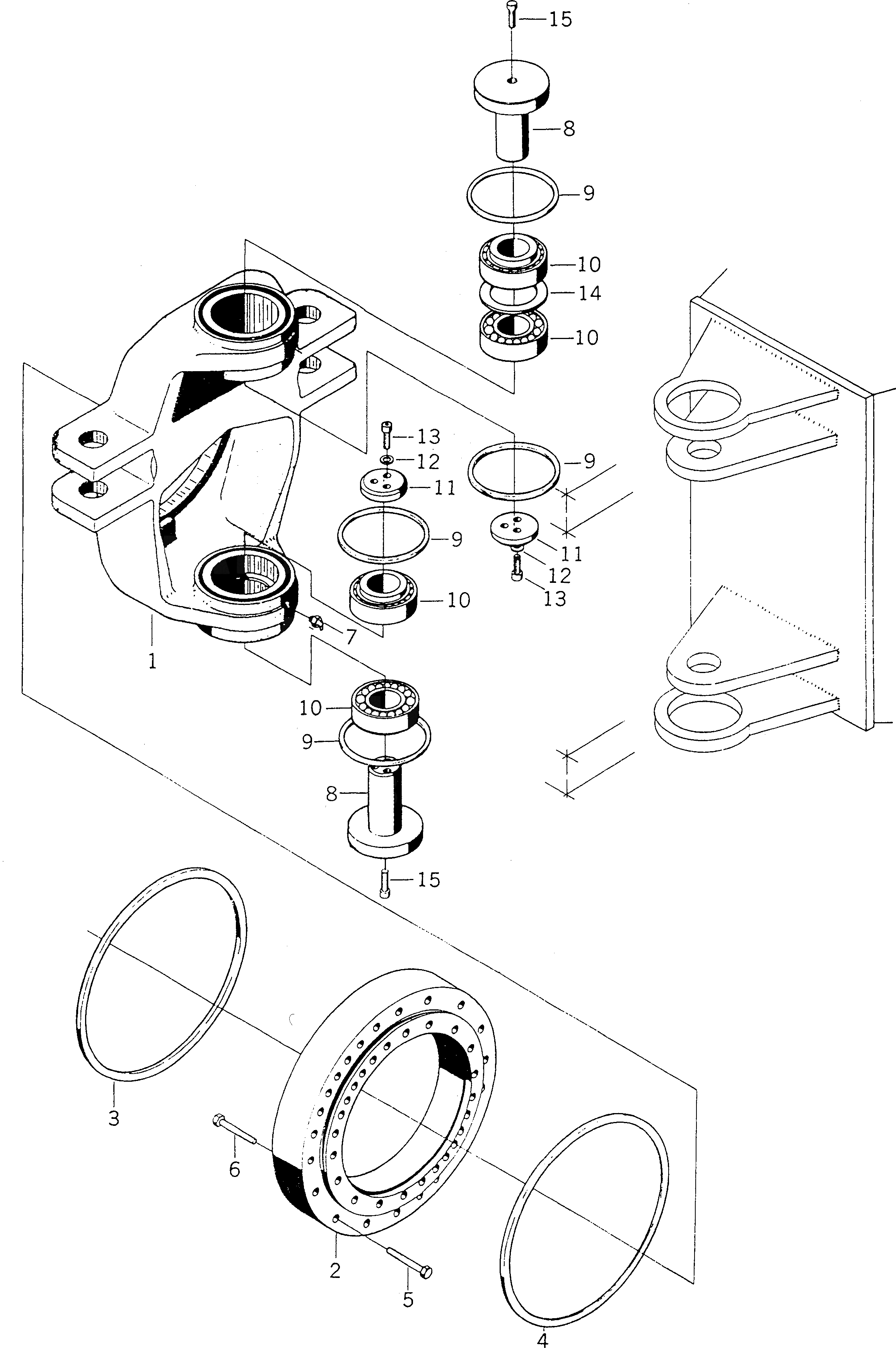 Болт BW061301  Komatsu