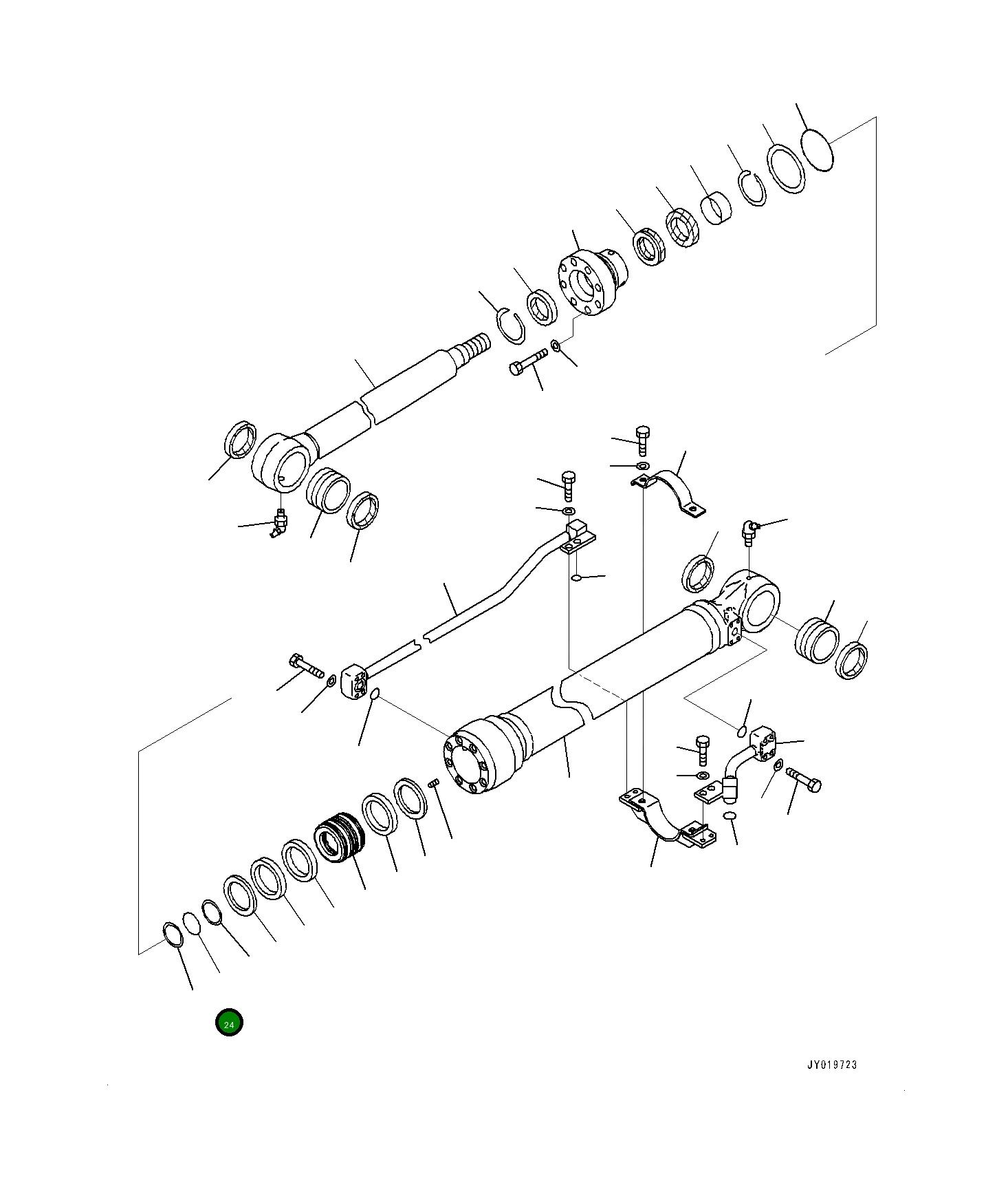 Кольцо уплотнительное (O-Ring) 07000-B5055  Komatsu