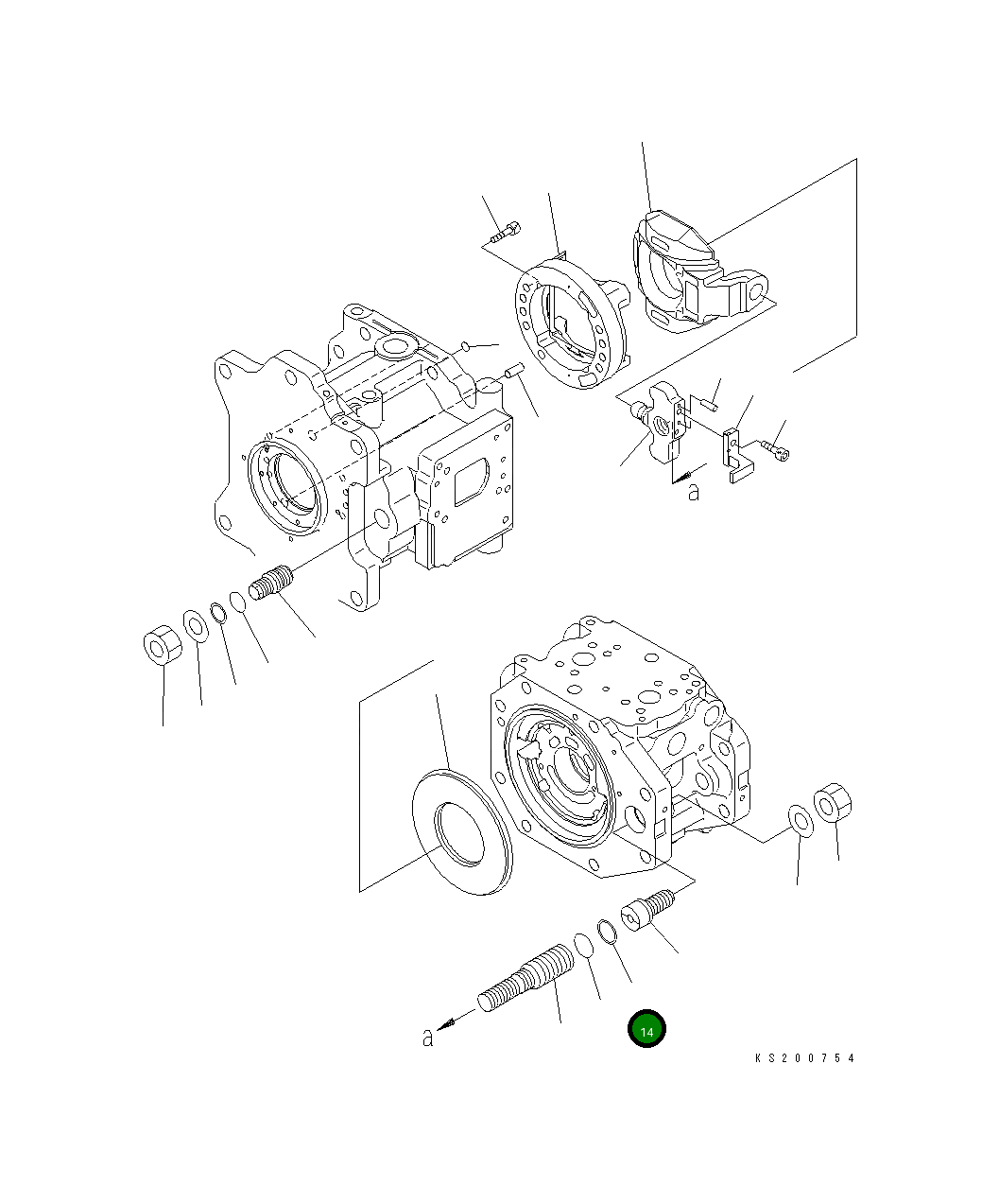 Кольцо 07001-03039 Komatsu
