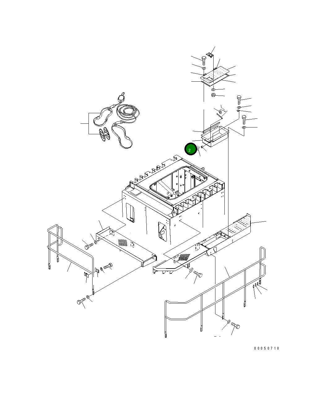 Крышка 21T-54-34351  Komatsu