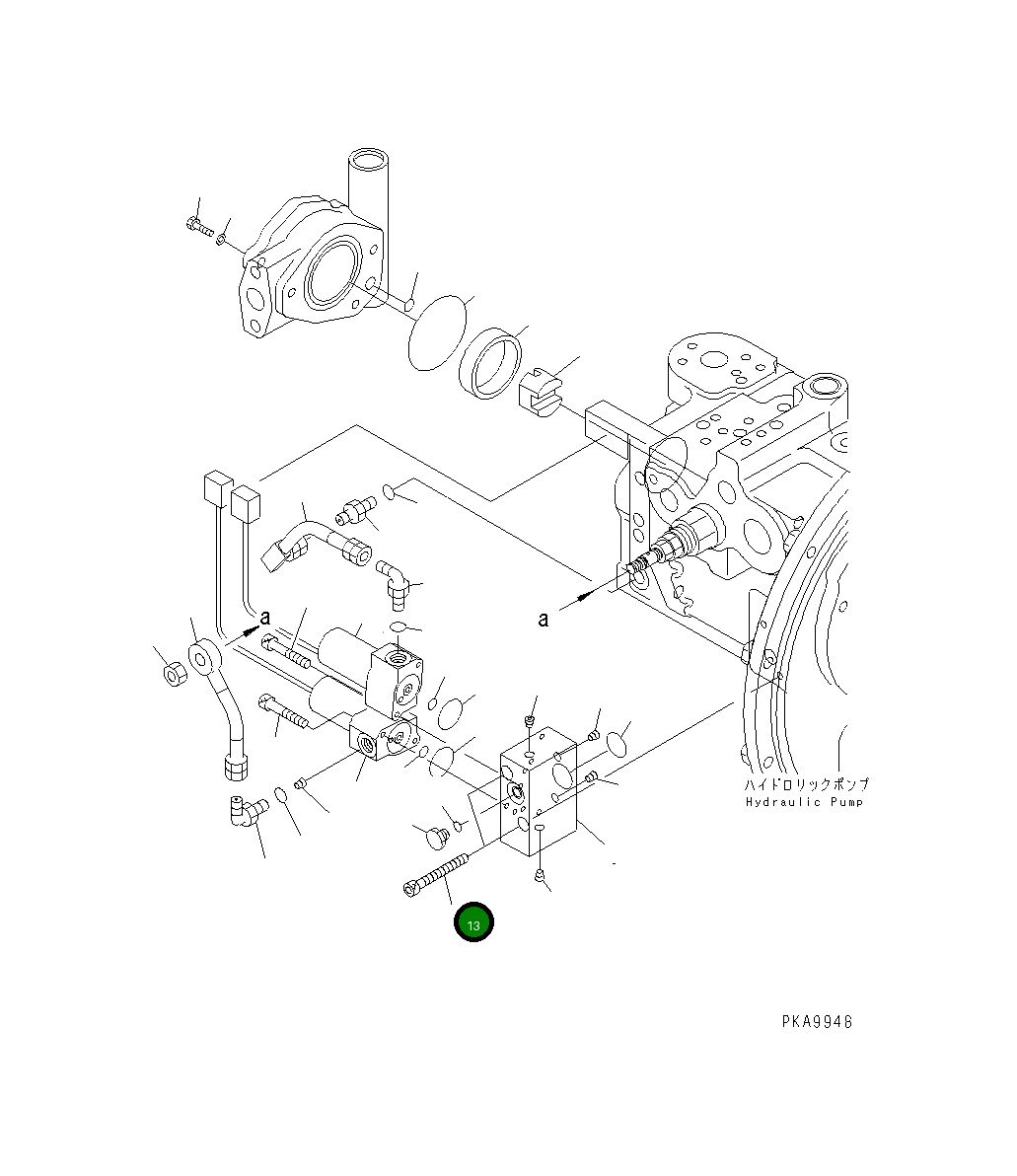 Болт 01252-30865 Komatsu