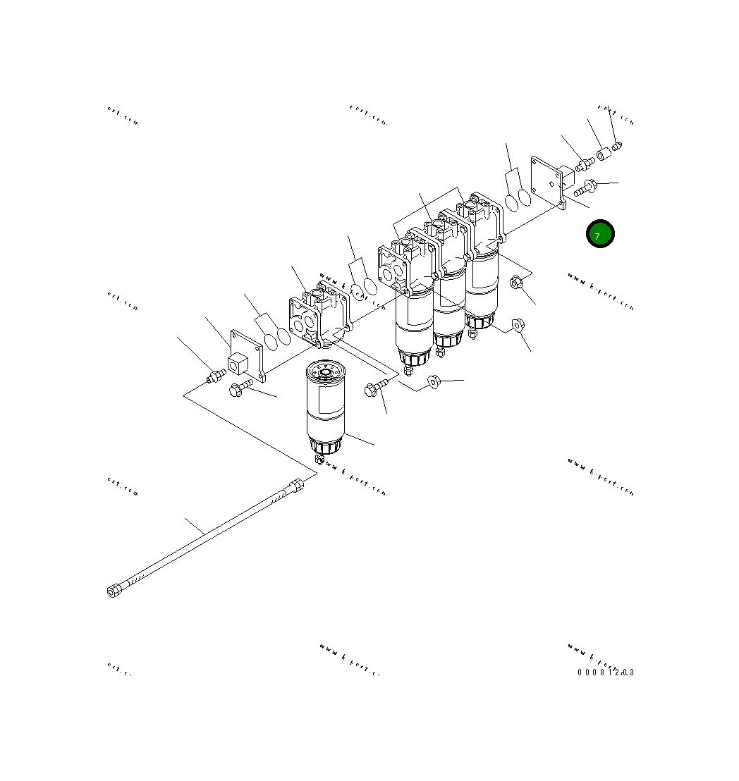Крышка 6240-71-8560 Komatsu