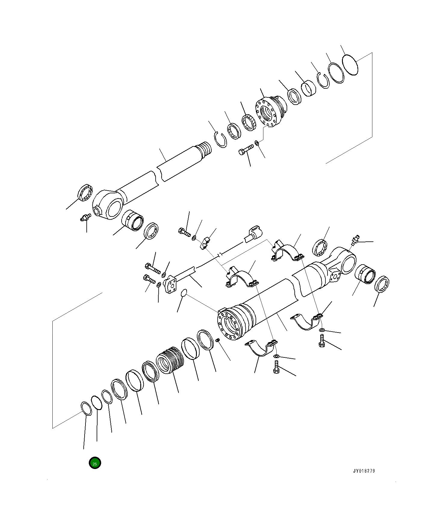 Кольцо уплотнительное (O-Ring) 07000B5070  Komatsu