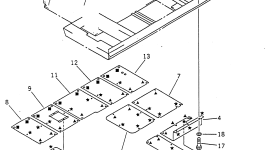Крышка 203-54-55250 Komatsu