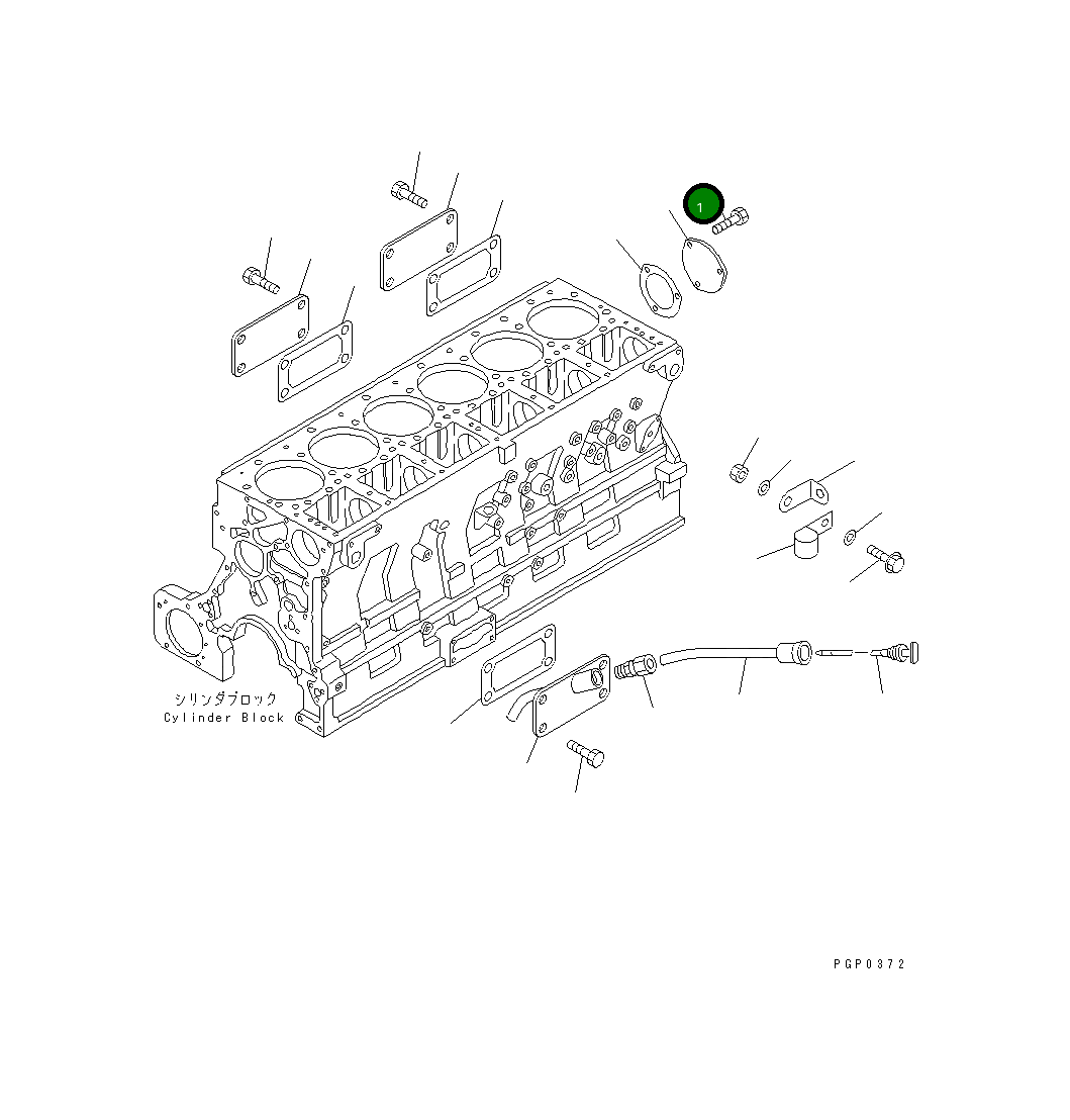 Болт CU3009887 Komatsu