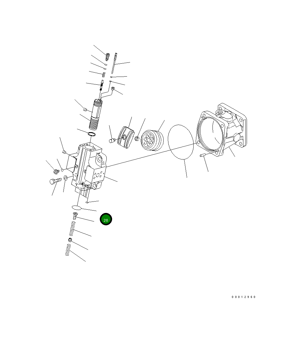 Кольцо уплотнительное (O-Ring) 07000-B2055 Komatsu