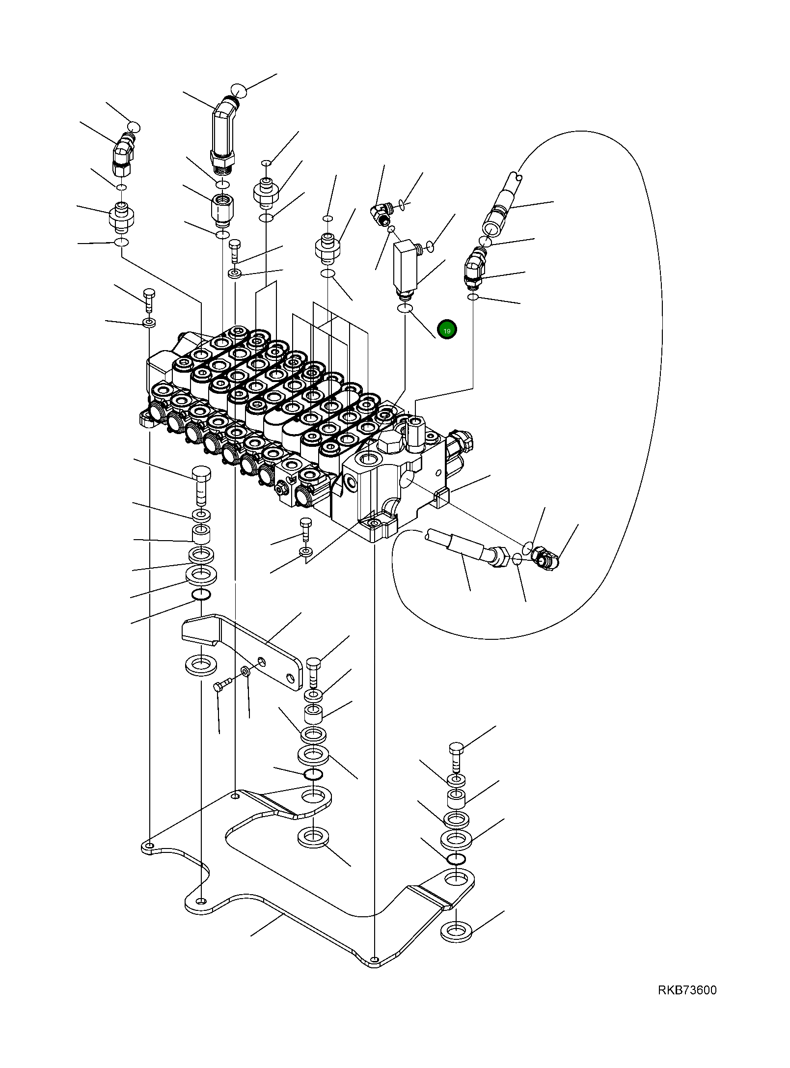 Кольцо уплотнительное (O-Ring) 21D-09-69910 Komatsu