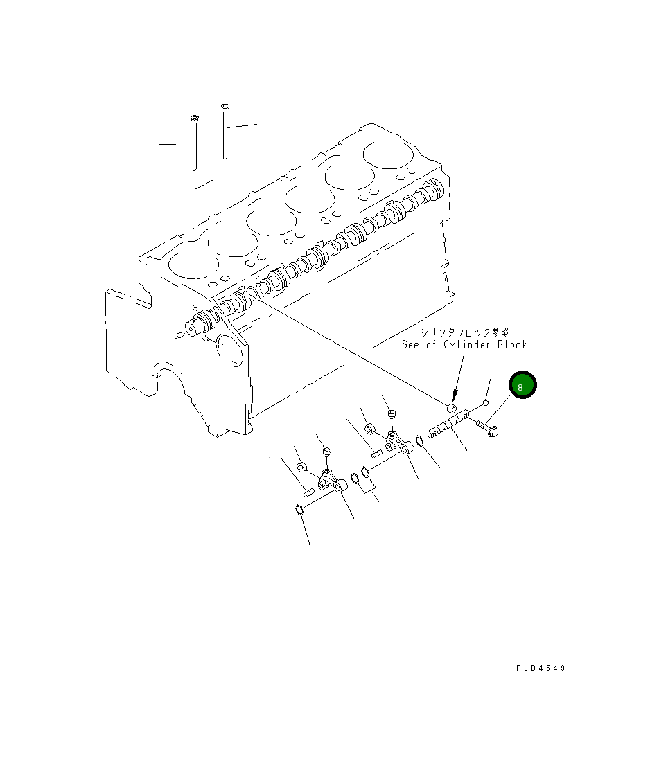 Болт 6210-41-2450 Komatsu