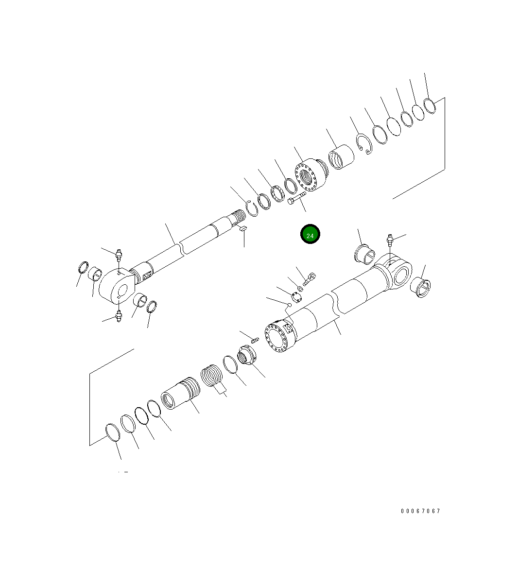 Болт DM51733798 Komatsu