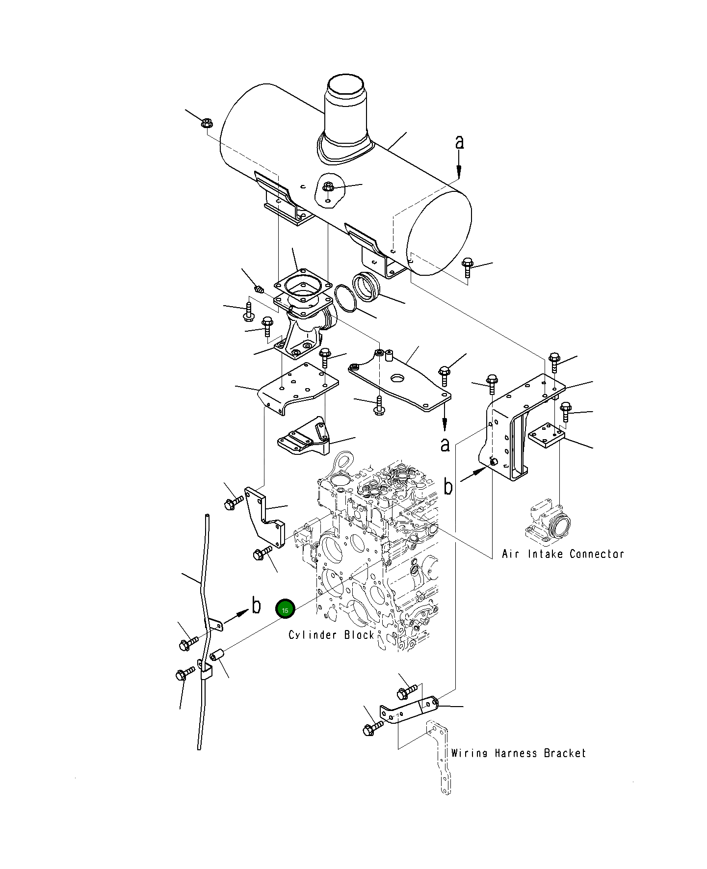 Болт 6754-11-5130 Komatsu