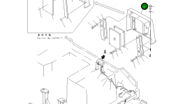 Крышка 17M-862-3881 Komatsu
