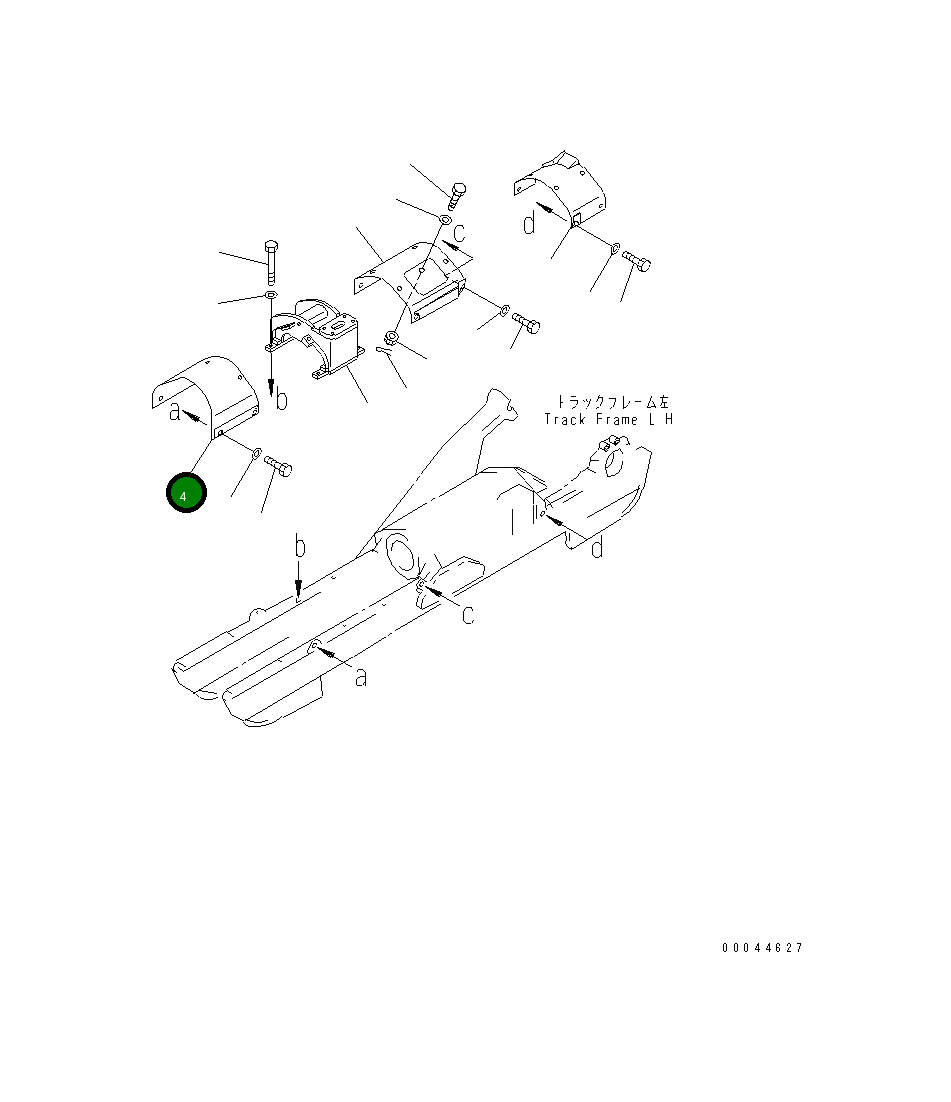 Крышка 154-30-47111 Komatsu