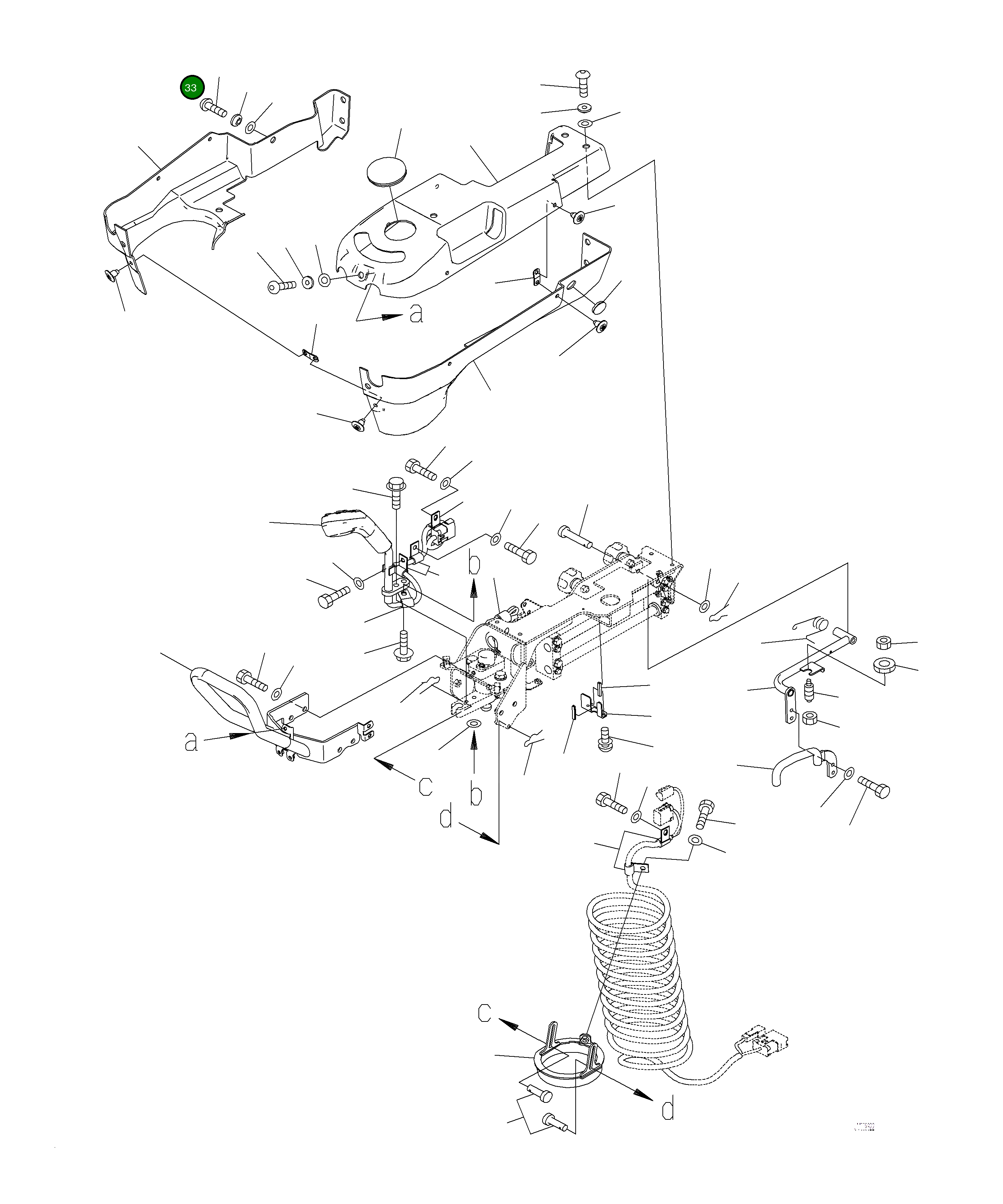 Крышка 425-40-52751 Komatsu