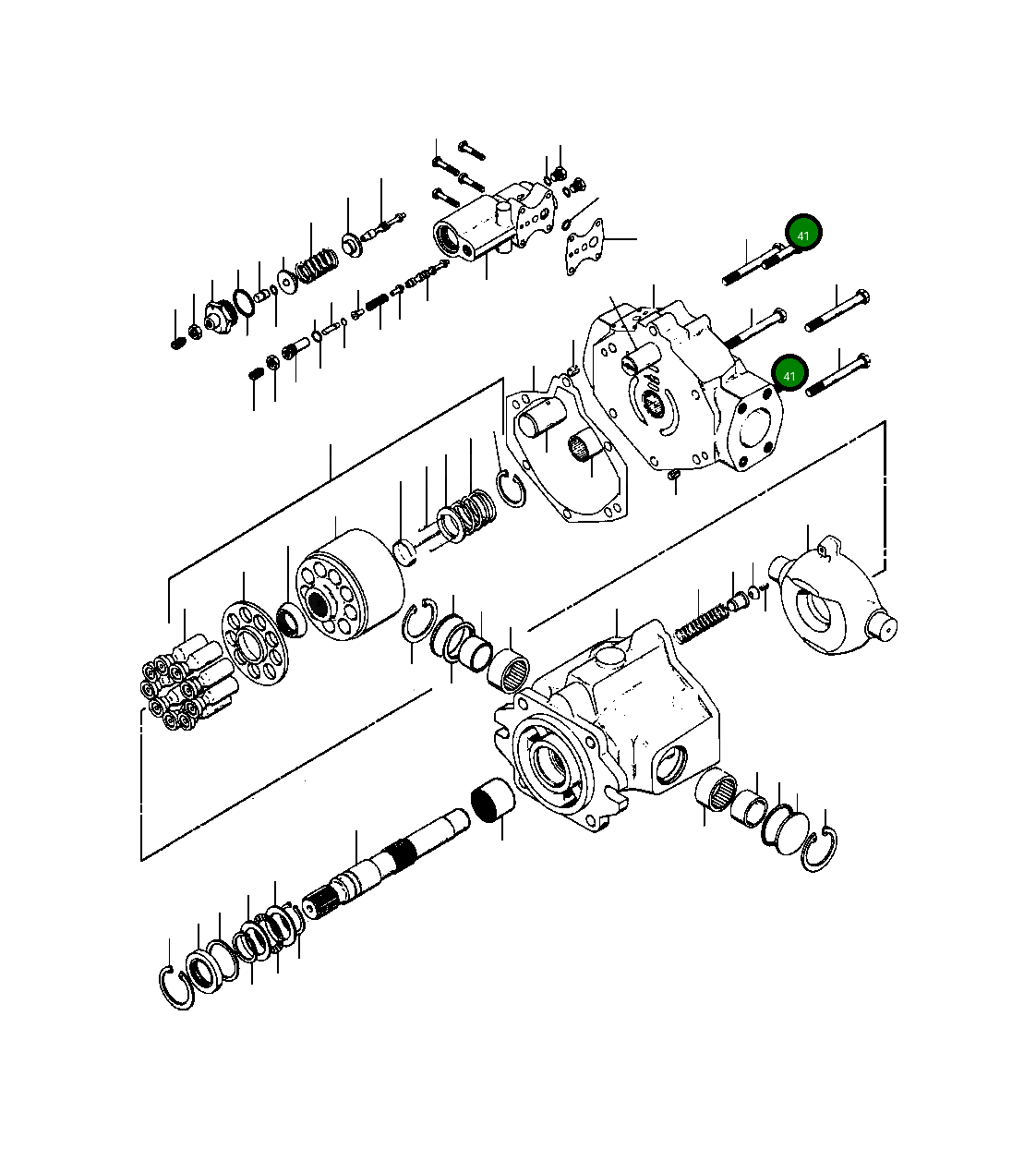 Болт 82 097  Komatsu