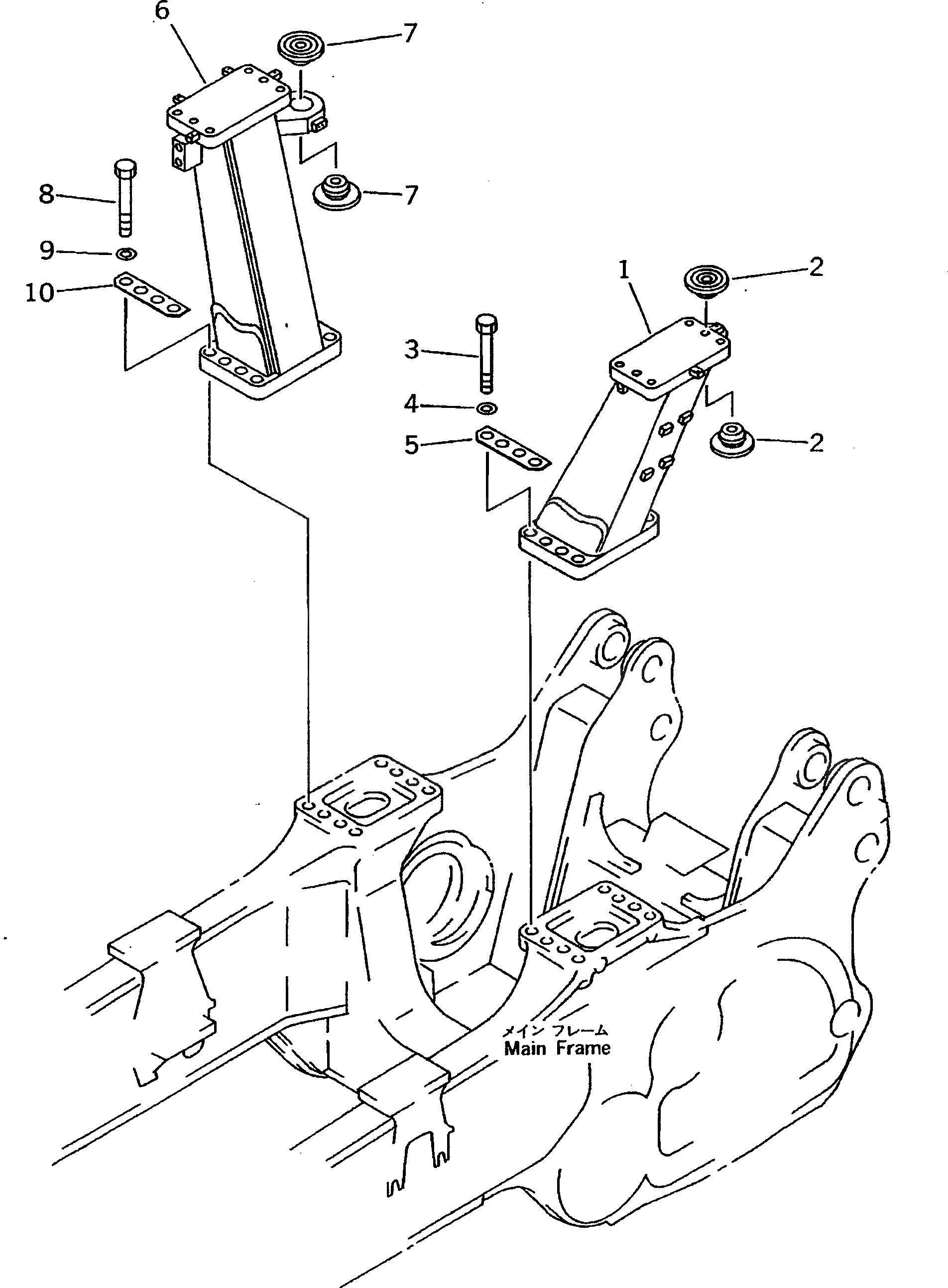 Болт 01011-63640  Komatsu