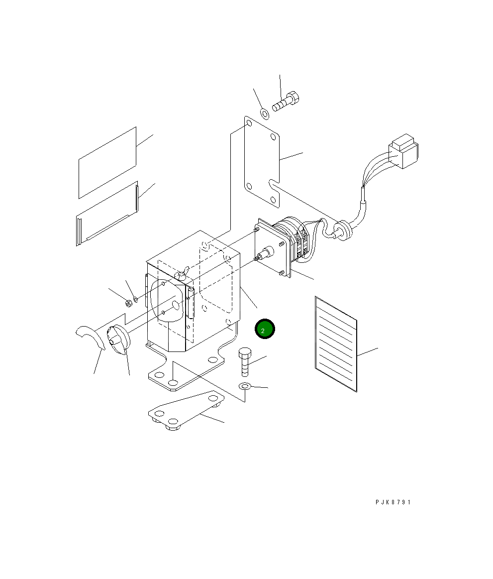 Крышка 20U-54-31461 Komatsu
