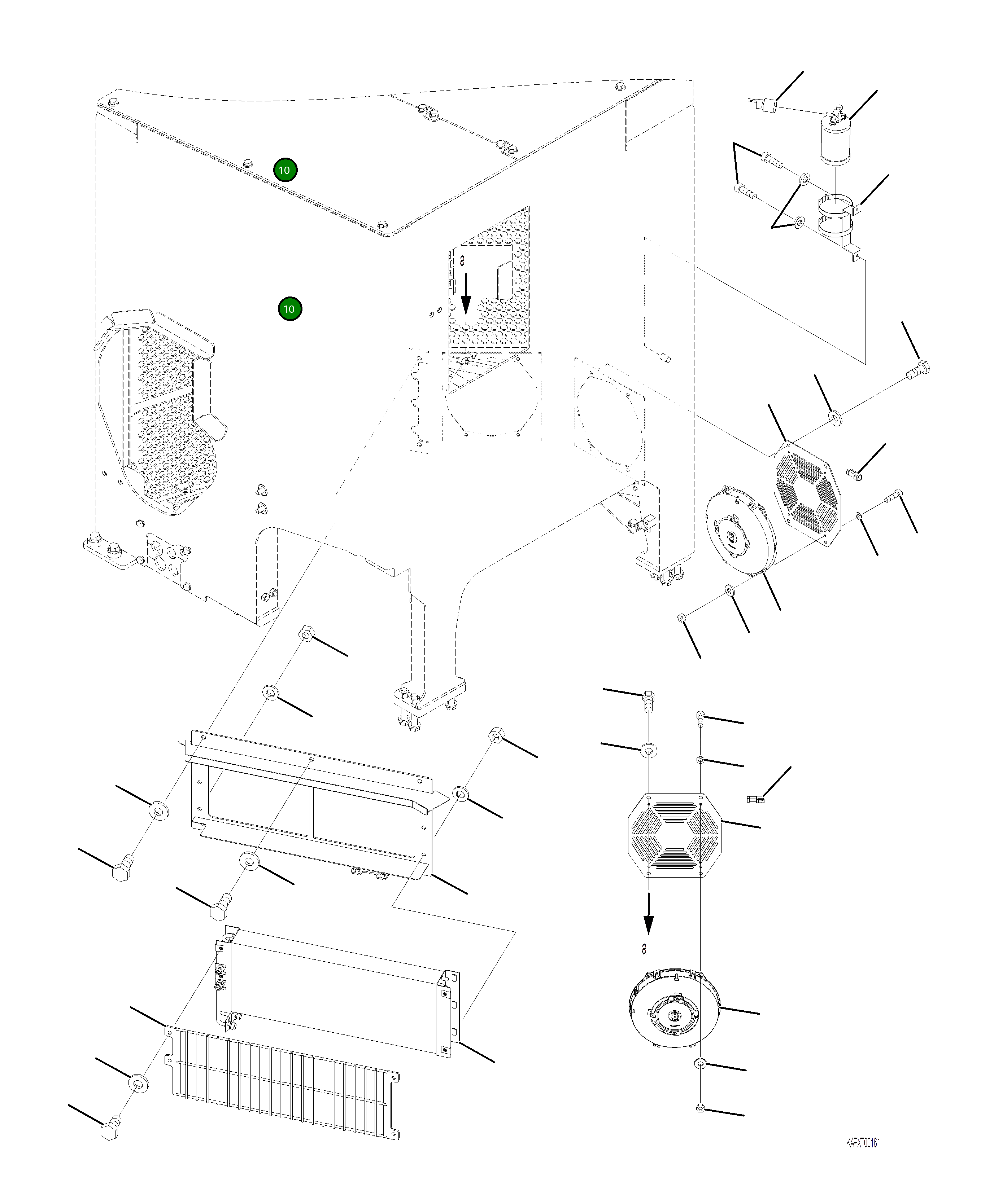 Крышка 4A1-979-2231  Komatsu
