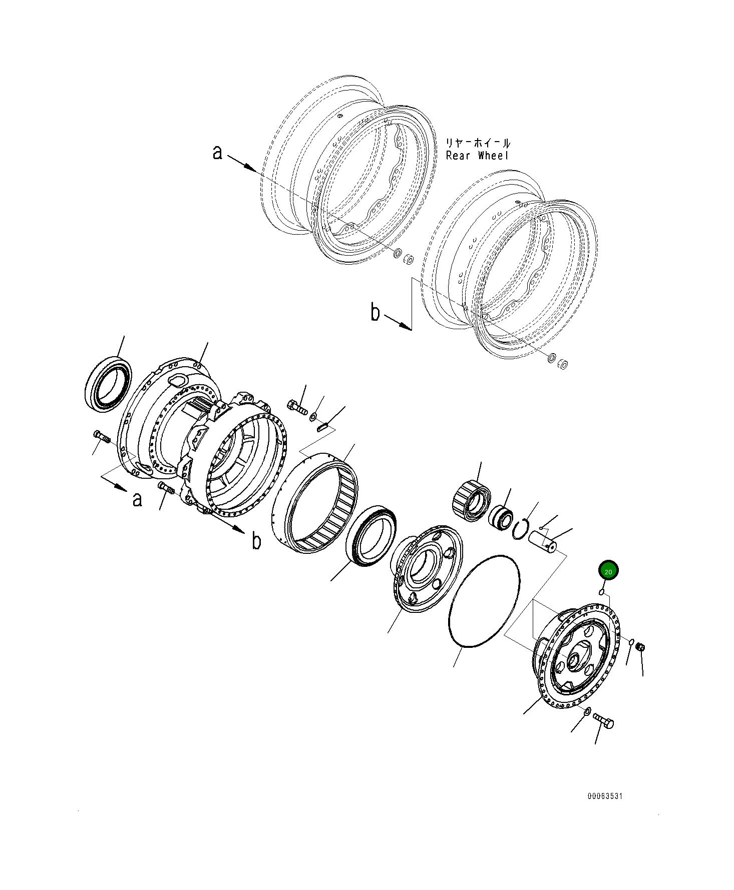 Кольцо уплотнительное (O-Ring) 07000-12025  Komatsu