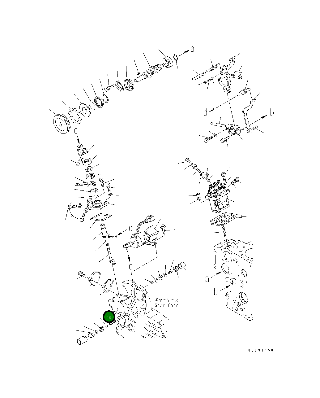 Болт 460-133 Komatsu
