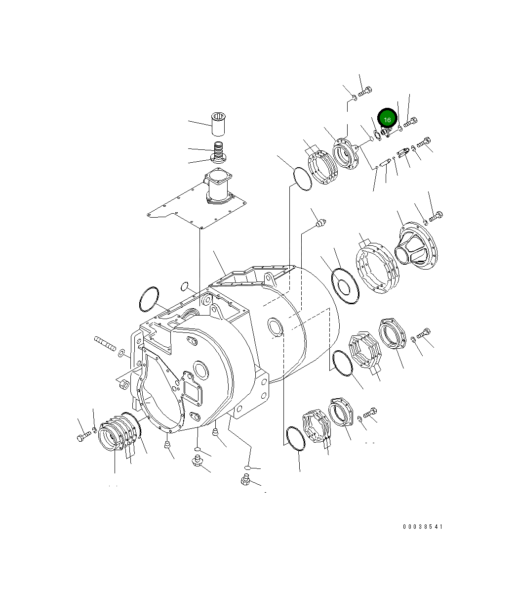 Крышка 175-916-8320 Komatsu