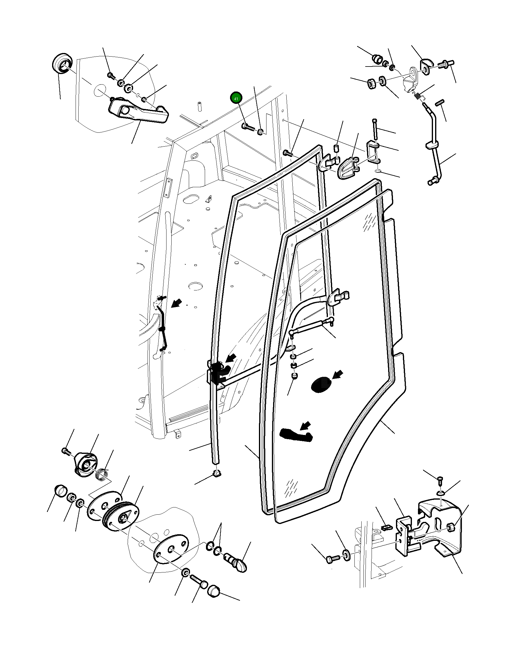 Болт 42N-54-15890 Komatsu