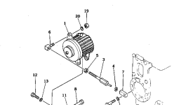 Кронштейн 6678-21-6310 Komatsu