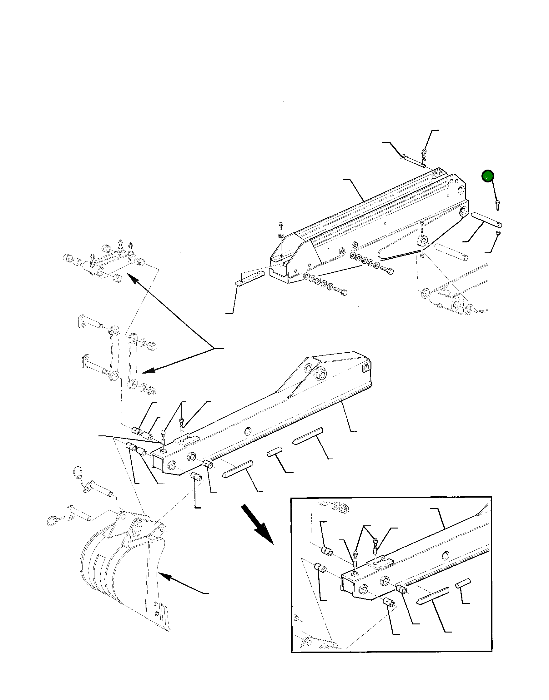 Болт 801014113  Komatsu