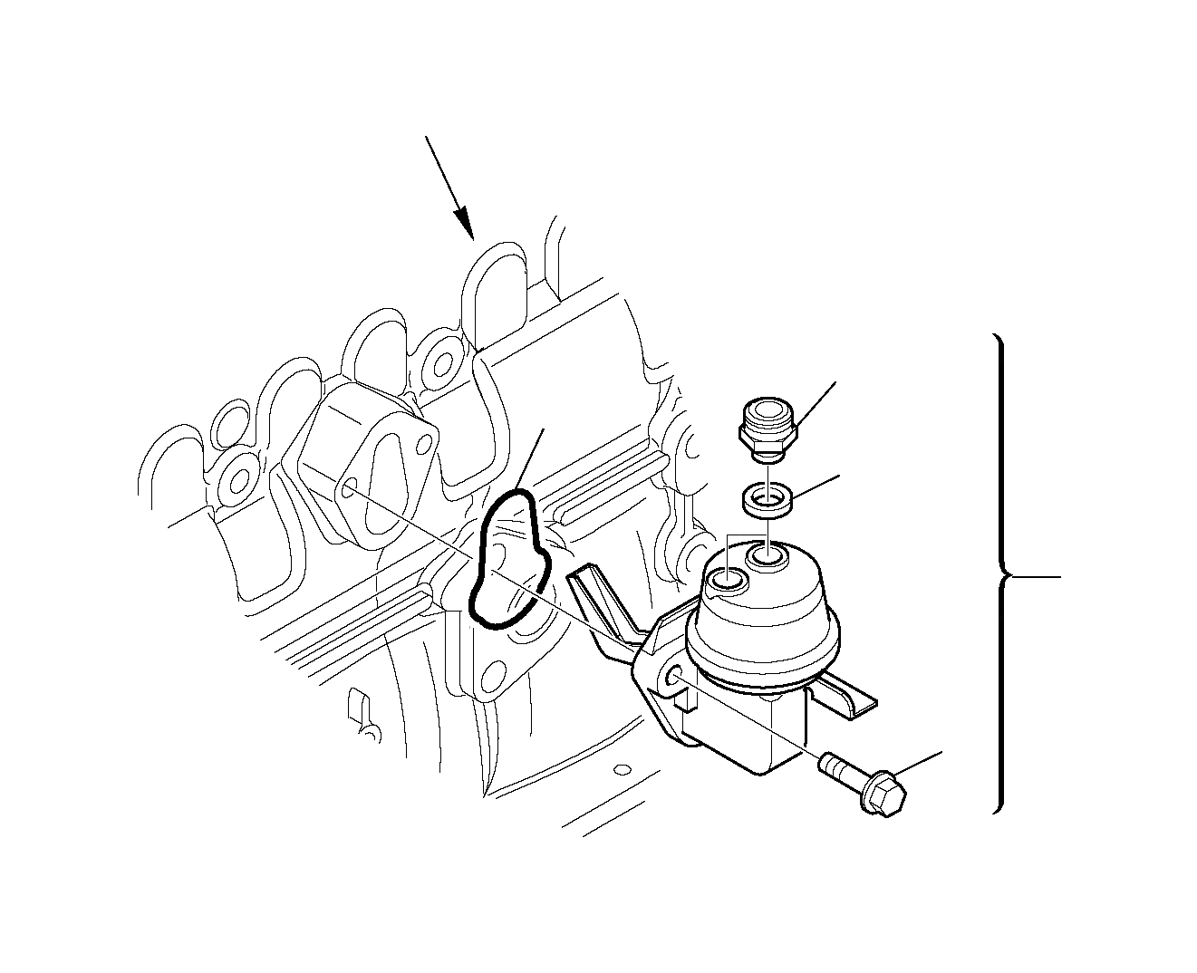 Болт EA4899079 Komatsu