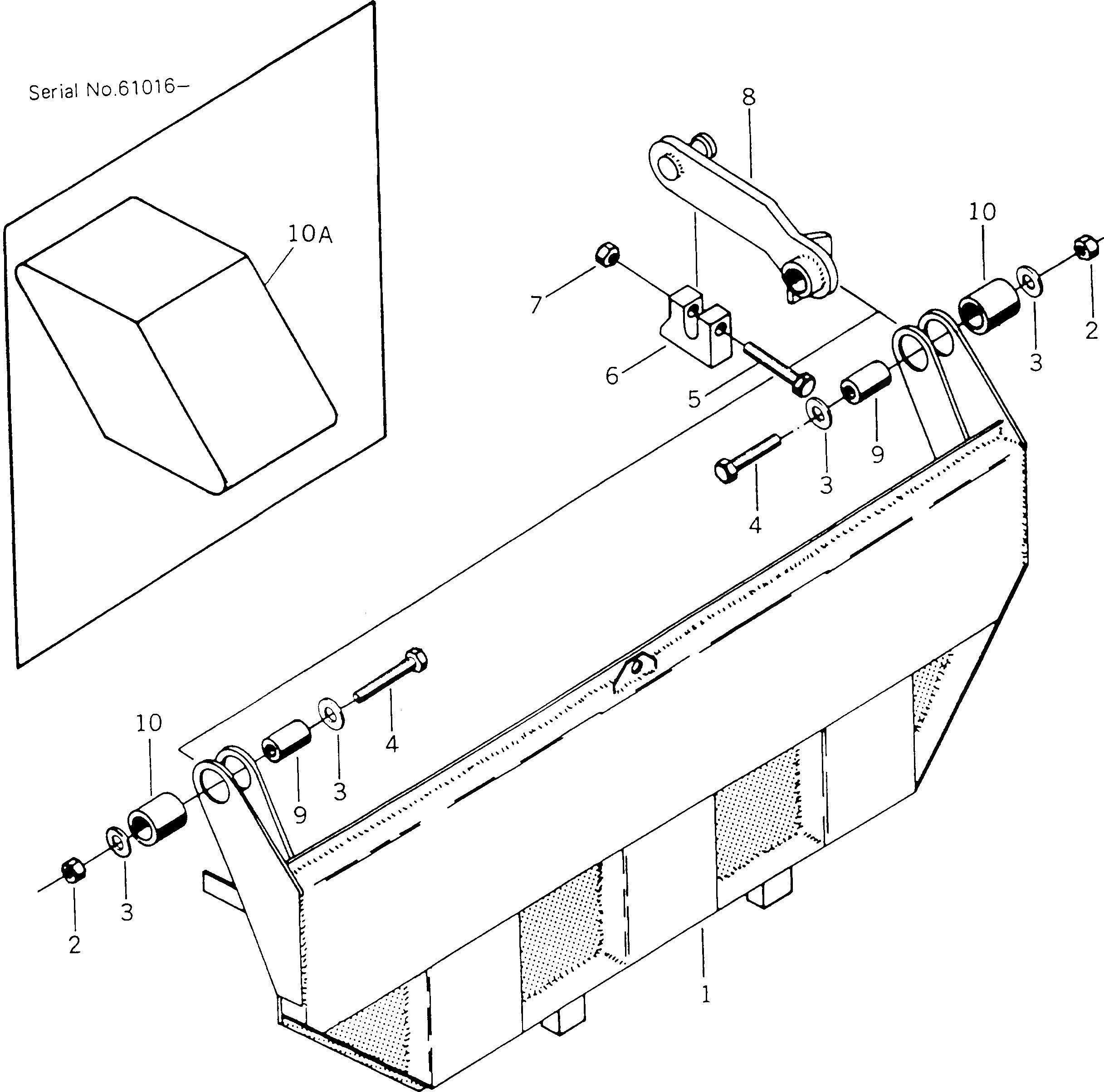 Болт BW060523 Komatsu