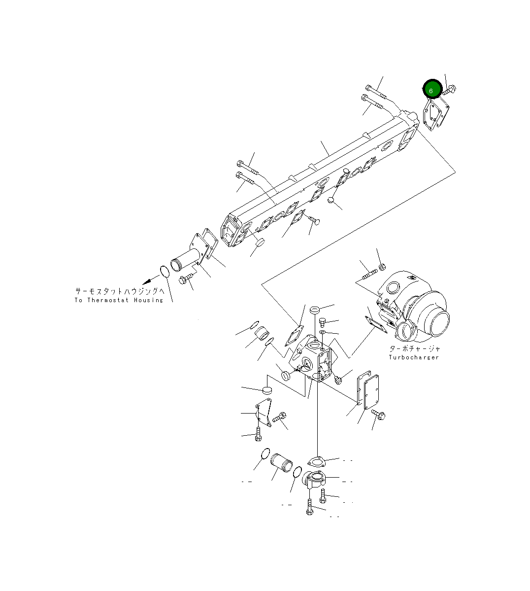 Крышка 6215-15-5320  Komatsu