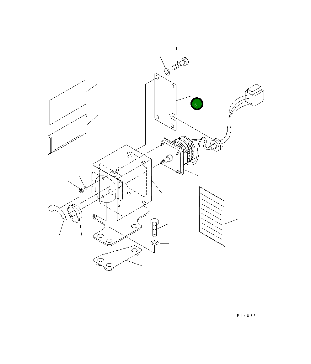 Крышка 20U-54-31490 Komatsu