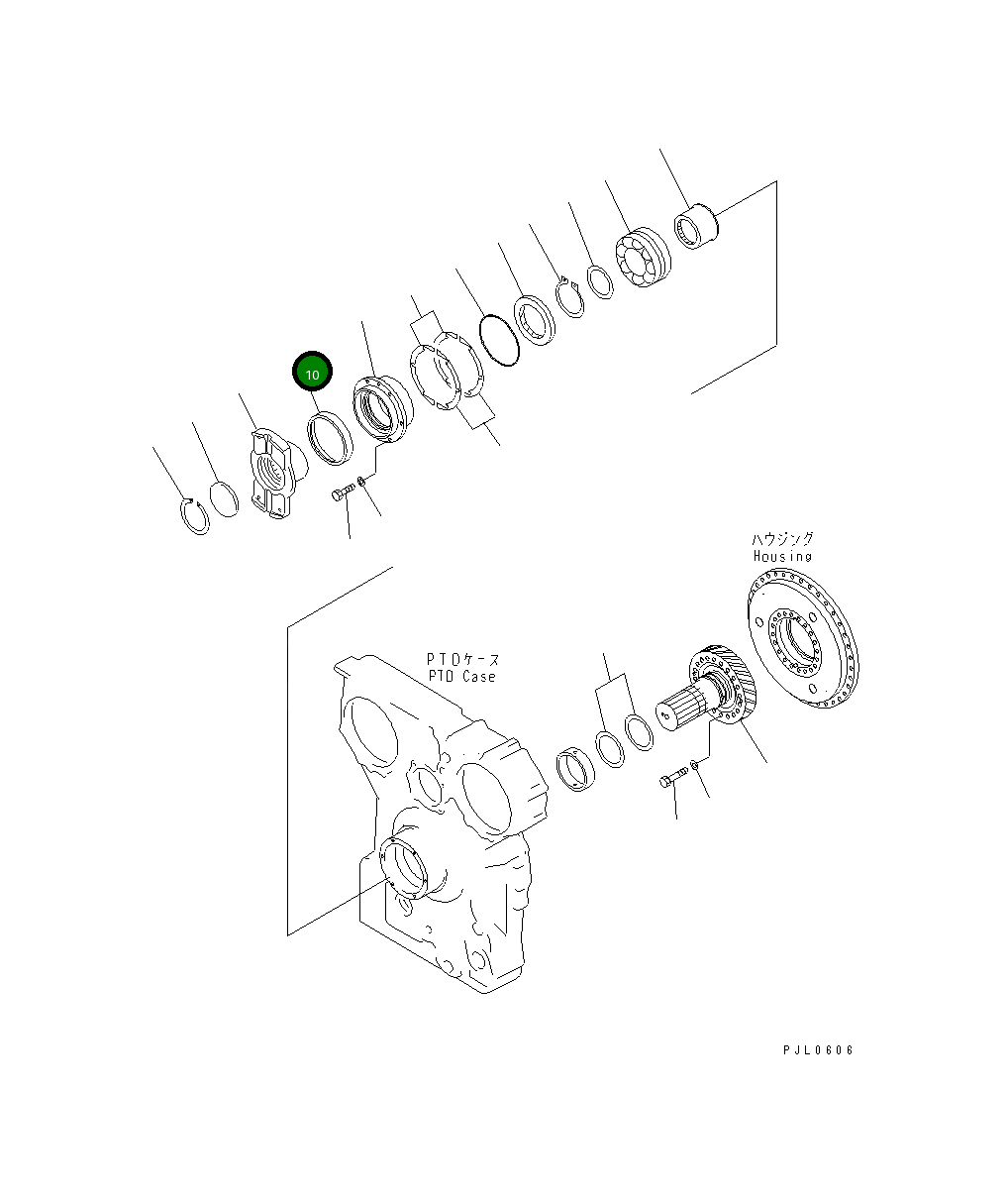Крышка 711-66-11380 Komatsu
