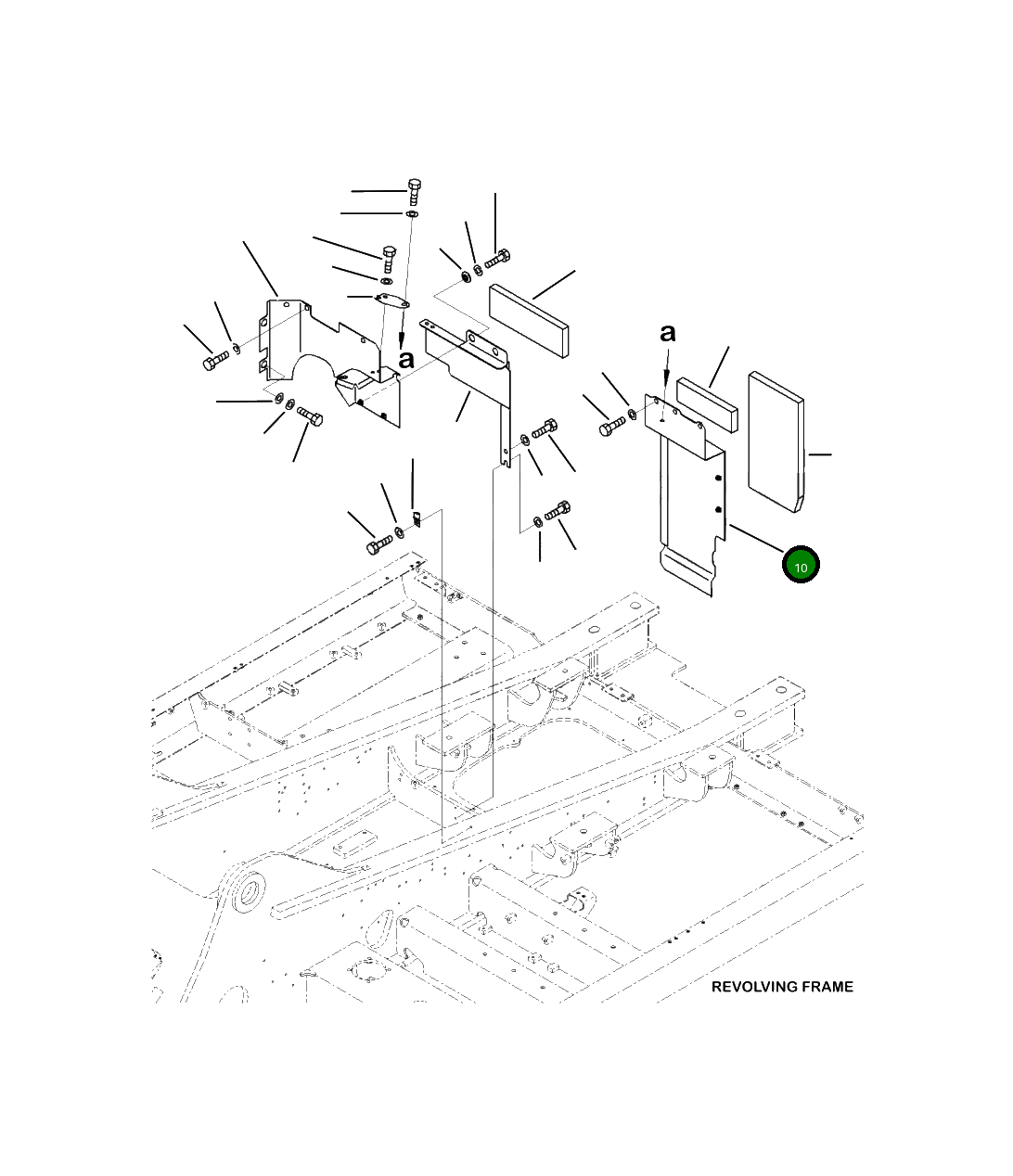 Крышка 207-54-42351  Komatsu